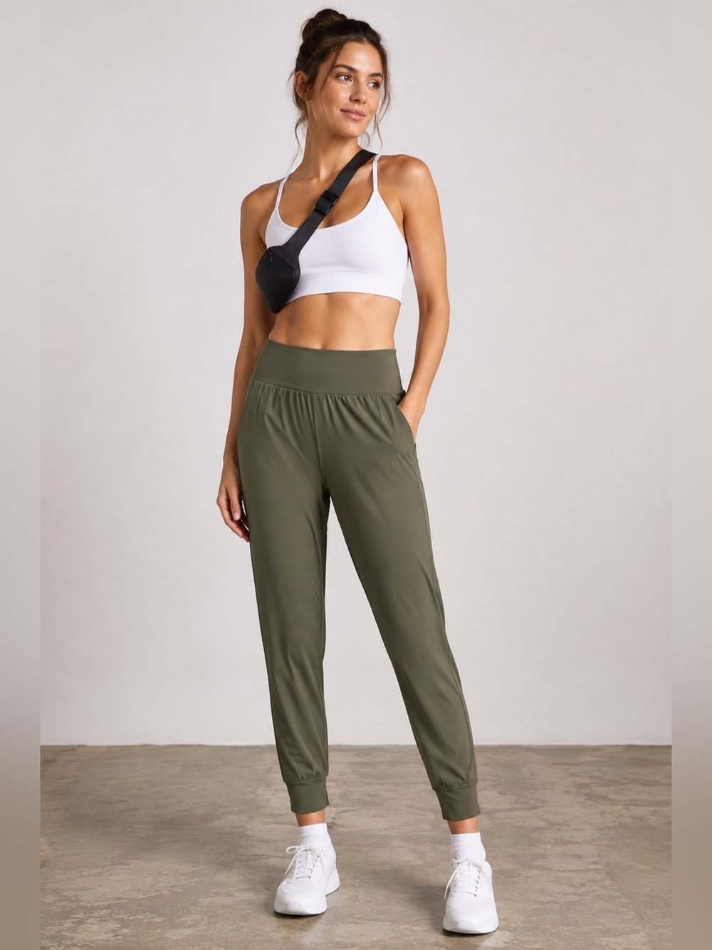 Lululemon Olive Green High Rise Joggers Women’s Athletic Pants